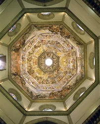 Das Jüngste Gericht, aus der Kuppel des Doms, 1572-79